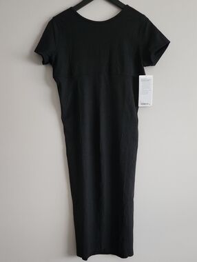 NWT Lululemon Rubbed Nulu Scoop Back Cap Sleeve Dress Size 10